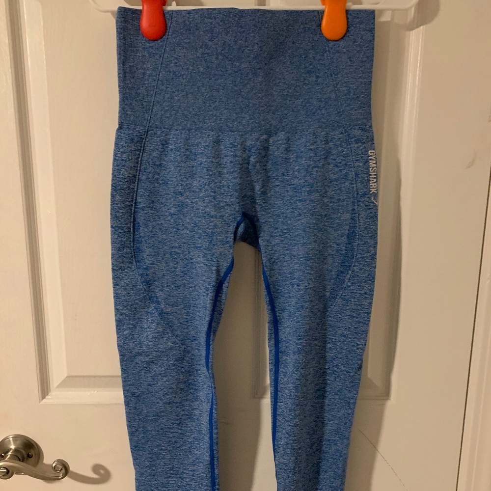 Gymshark Blue Marl Seamless Leggings